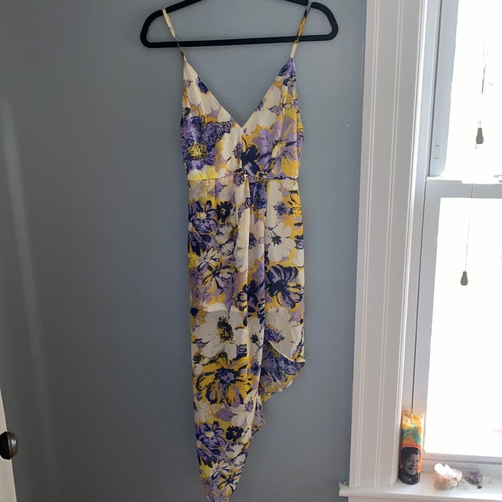 Saint shylo floral asymmetrical dress